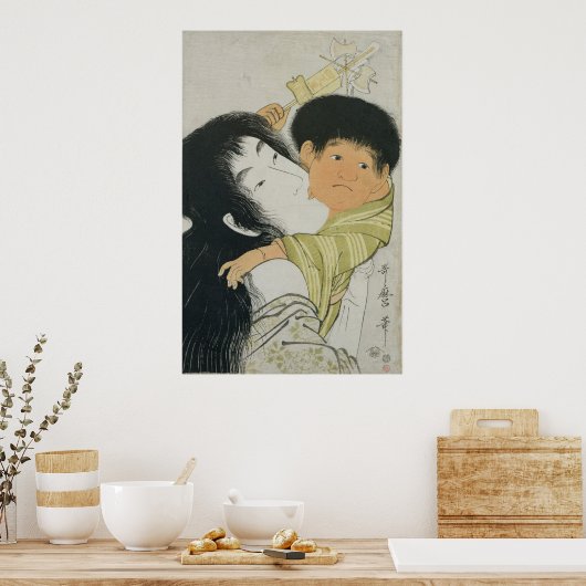 Yama-Uba en Kintoki Poster (Keuken)