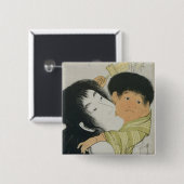 Yama-Uba en Kintoki Vierkante Button 5,1 Cm (Voorkant /achterkant)
