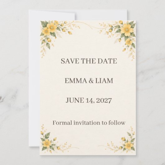 Yamabuki Save the Date (Voorkant)
