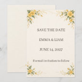 Yamabuki Save the Date (Voorkant / Achterkant)