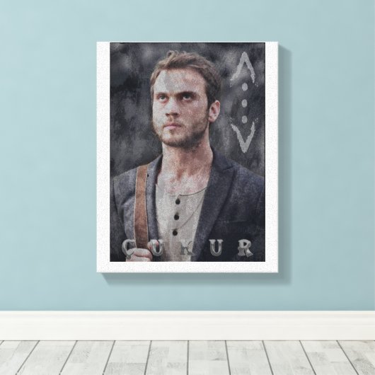 Yamaç Koçovalı çukur Canvas Afdruk (Insitu (Houten vloer))