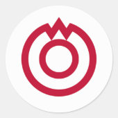 Yamaguchi, Yamaguchi Ronde Sticker (Voorkant)