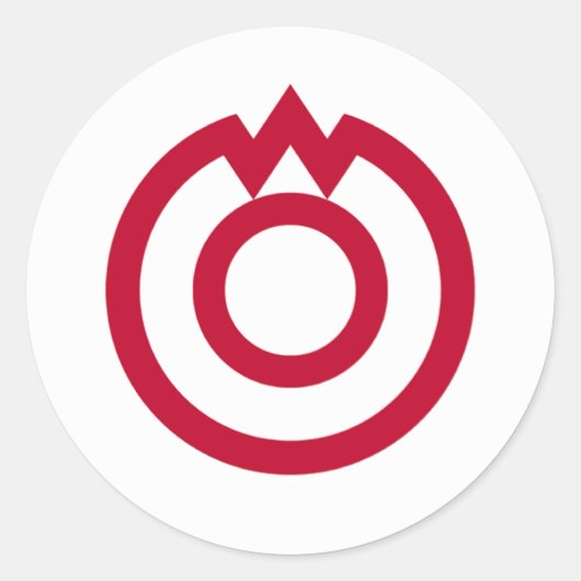 Yamaguchi, Yamaguchi Ronde Sticker (Voorkant)