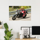 YAMAHA FAZER 600 POSTER (Thuiskantoor)