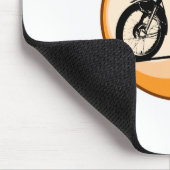 Yamaha FS1E 'FIZZY' Klassieke brommer Muismat (Hoek)