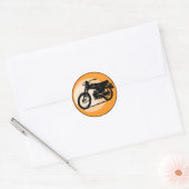 Yamaha FS1E 'FIZZY' Klassieke brommer Ronde Sticker (Envelop)