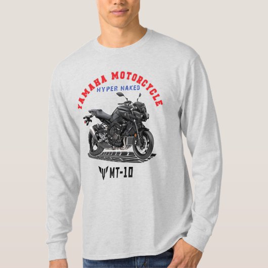 YAMAHA MT-10 Custom Designer Kleding T-shirt (Voorkant)