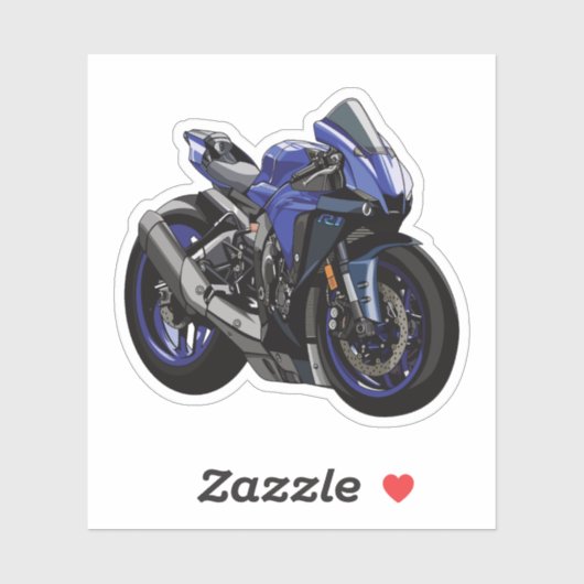 Yamaha R1 cute style Sticker (Vel)