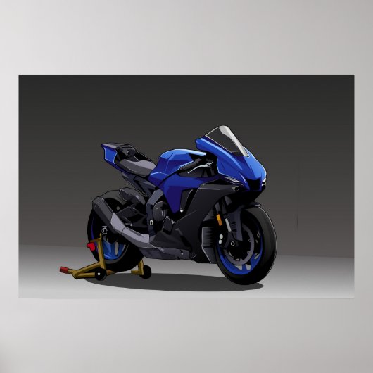 Yamaha R1 Poster (Voorkant)