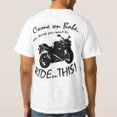 Yamaha R1 Ride this T-shirt (Achterkant)