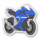 Yamaha R1 simple style Sticker (Voorkant)