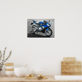 Yamaha R6 Poster (Keuken)