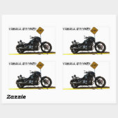 Yamaha Stryker "Het einde" sticker (Vel)