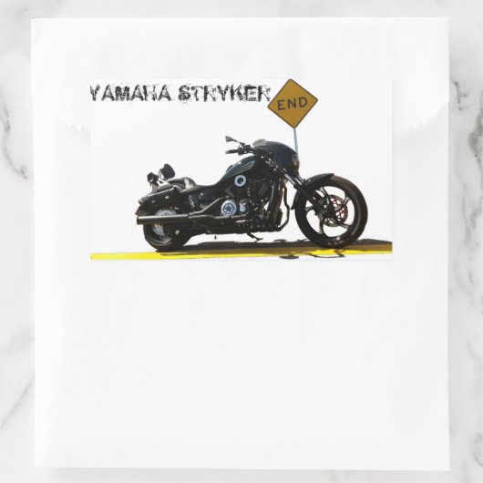 Yamaha Stryker "Het einde" sticker (Tas)