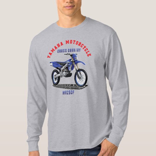 YAMAHA WR250F Custom Designer T-Shirt (Voorkant)