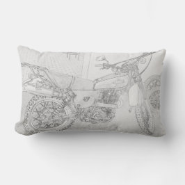 Yamaha XT500 Scrambler Motorcycle Bike Cushion Kussen