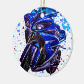 Yamaha YZF R1 Art Print Keramisch Ornament (Links)