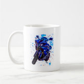 Yamaha YZF R1 Art Print Koffiemok (Links)