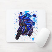 Yamaha YZF R1 Art Print Muismat (Met muis)