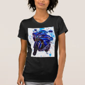 Yamaha YZF R1 Art Print T-shirt (Voorkant)