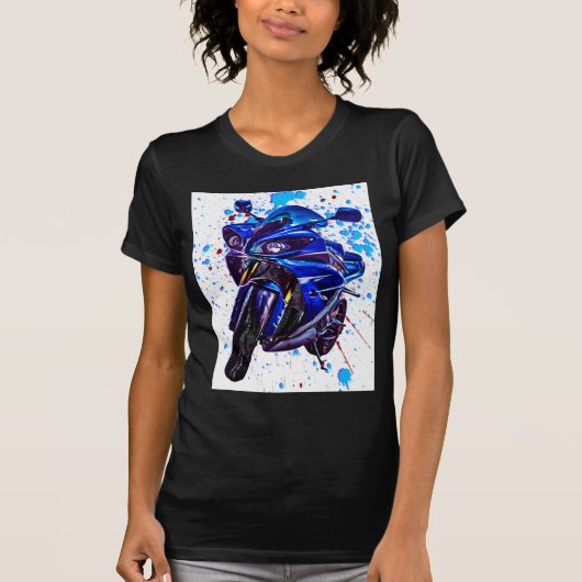 Yamaha YZF R1 Art Print T-shirt (Voorkant)