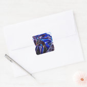 Yamaha YZF R1 Art Print Vierkante Sticker (Envelop)