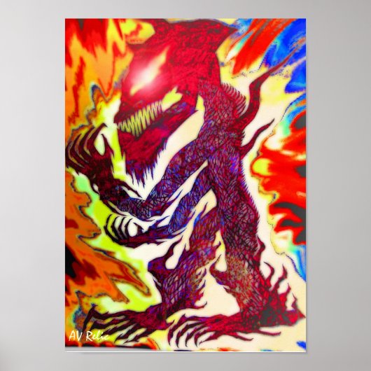 Yamahachi Wolf Poster (Voorkant)