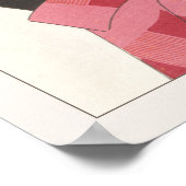 Yamakawa Shuho Rode Kraag Elegantie Japans Aziatis Poster (Hoek)