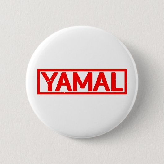 Yamal Stamp Ronde Button 5,7 Cm (Voorkant)