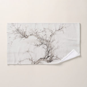 Yamamoto Baiitsu Winter Japans schilderen Bad Handdoek