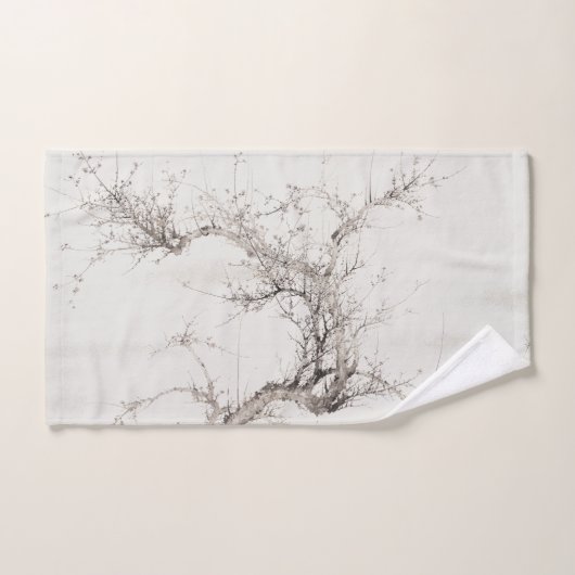 Yamamoto Baiitsu Winter  Japans schilderen Bad Handdoek (Handdoek)