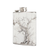 Yamamoto Baiitsu Winter  Japans schilderen Heupfles (Links)