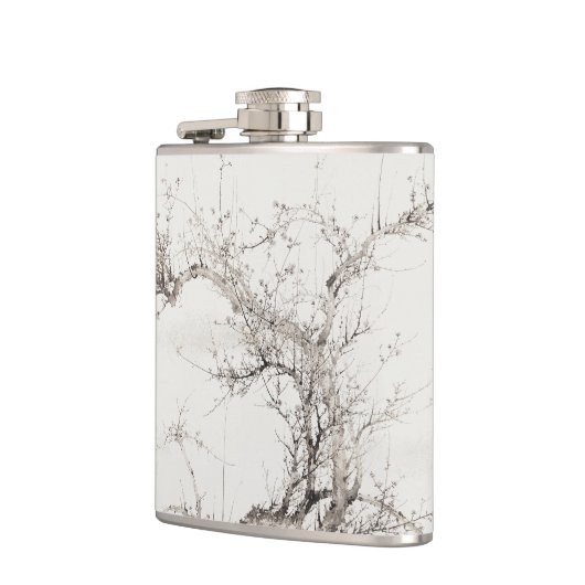 Yamamoto Baiitsu Winter Japans schilderen Heupfles (Links)