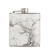 Yamamoto Baiitsu Winter  Japans schilderen Heupfles (Voorkant)