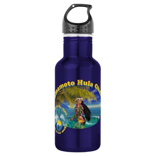 Yamamoto Hula Ohana Aangepaste waterfles 3 (Voorkant)