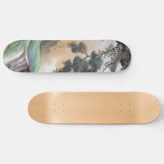 Yamamoto Shunkyo - Lente in de bergen Skateboard (Horizontaal)