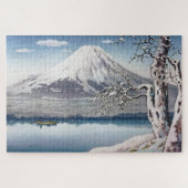 Yamanaka in de winter door Tsuchiya Koitsu Legpuzzel (Horizontaal)