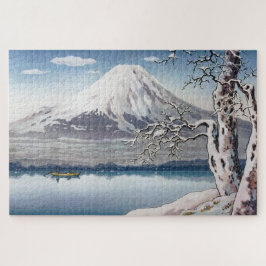 Yamanaka in de winter door Tsuchiya Koitsu Legpuzzel