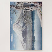 Yamanaka in de winter door Tsuchiya Koitsu Legpuzzel (Verticaal)