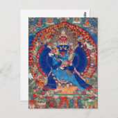 Yamantaka Vajrabhairava Tibetan Buddhist Deity Briefkaart (Voorkant / Achterkant)