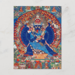 Yamantaka Vajrabhairava Tibetan Buddhist Deity Briefkaart