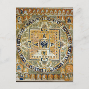 Yamantaka Vajrabhairava Tibetan Deity Mandala Briefkaart