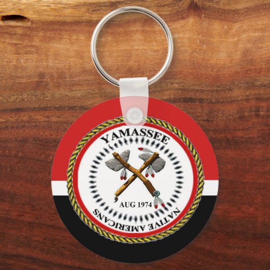 Yamassee Native American Sleutelhanger (Voorkant)