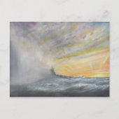 Yamato Emerges from Pacific Typhoon 1944 2010 Briefkaart (Voorkant)