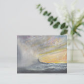 Yamato Emerges from Pacific Typhoon 1944 2010 Briefkaart (Staand voorkant)