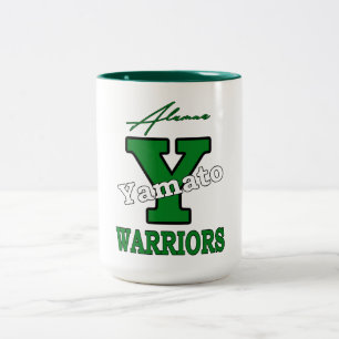 Yamato High School Japan Warriors Alumni Tweekleurige Koffiemok