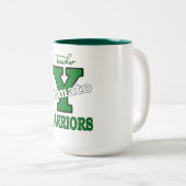 Yamato High School Japan Warriors Tweekleurige Koffiemok (Voorkant rechts)