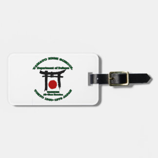 yamato middelbare school japan bagagelabel