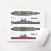 Yamato&Musashi, slagschip Muismat (Met muis)