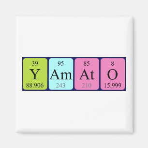 Yamato periodieke table name magnet